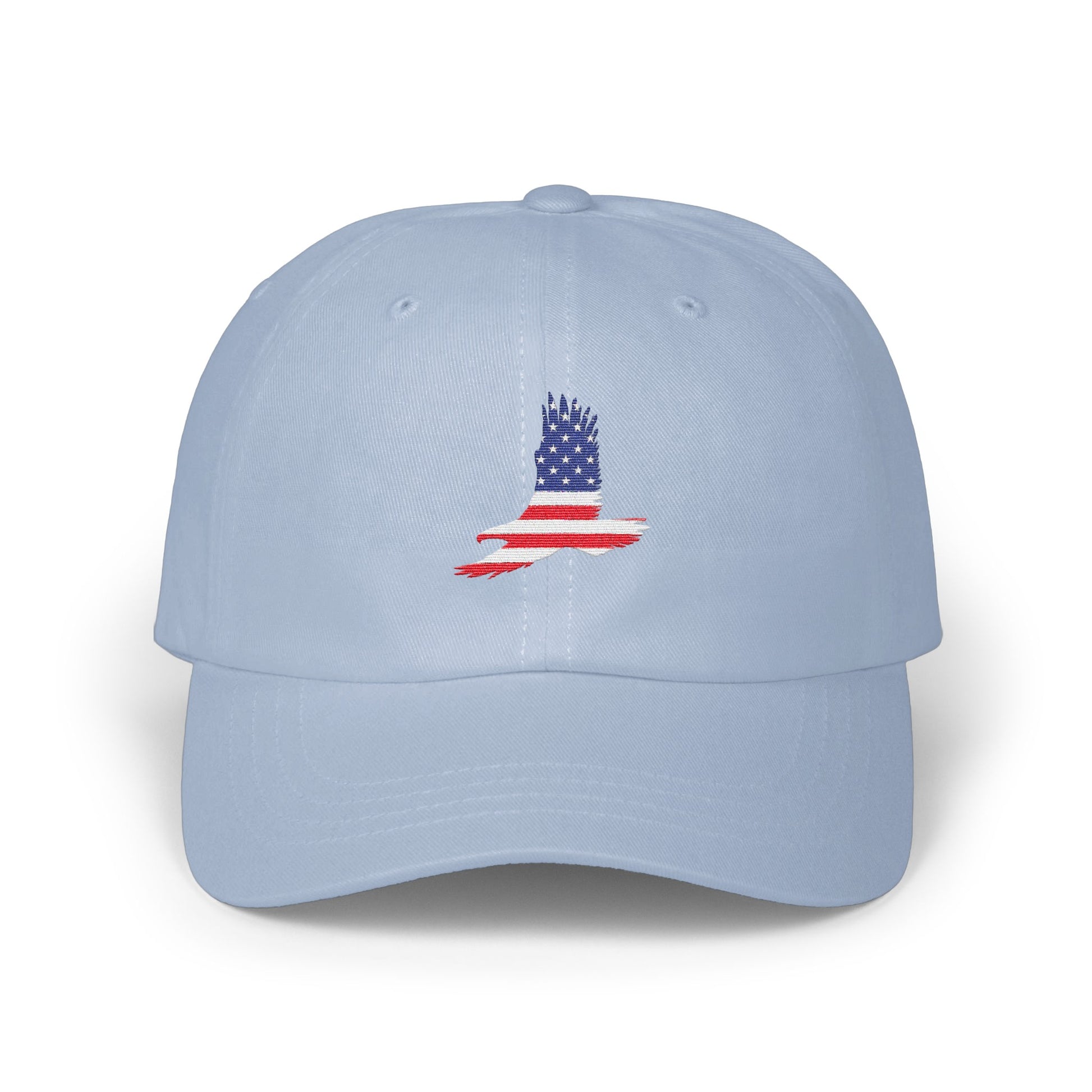 American Flag Eagle Embroidered Dad Hat product