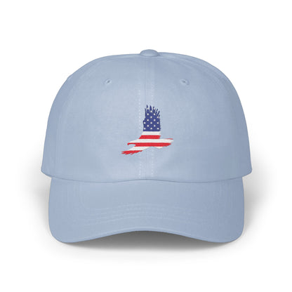 American Flag Eagle Embroidered Dad Hat product