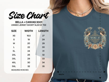 Woke AF Bella + Canvas Unisex Jersey Short Sleeve Tee