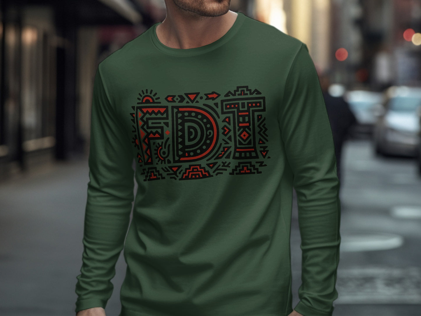 Unique Graphic Streetwear Long Sleeve Shirt