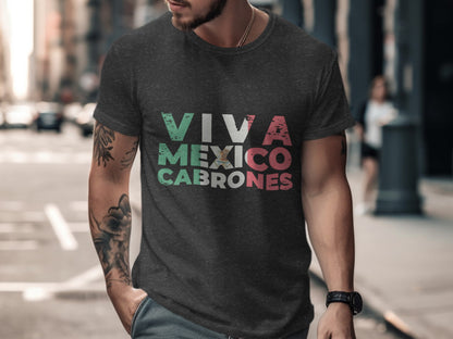 Viva Mexico Cabrones Graphic T-shirt product