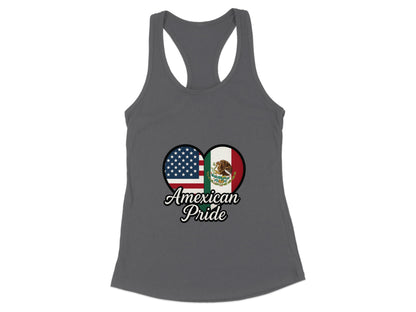 American Mexican Pride Heart Graphic Tank product
