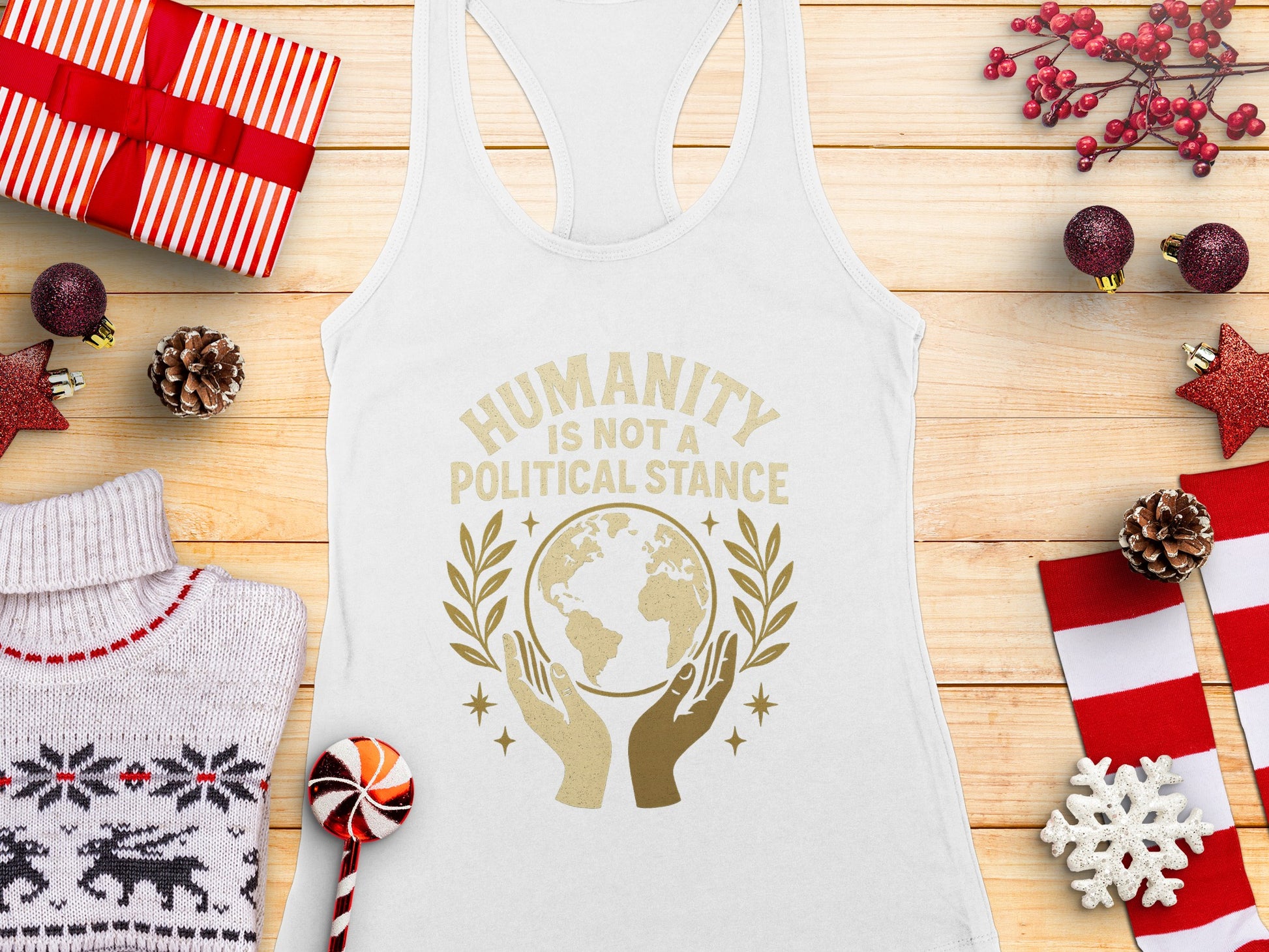 Humanity Is Not A Political Stance Tank Top