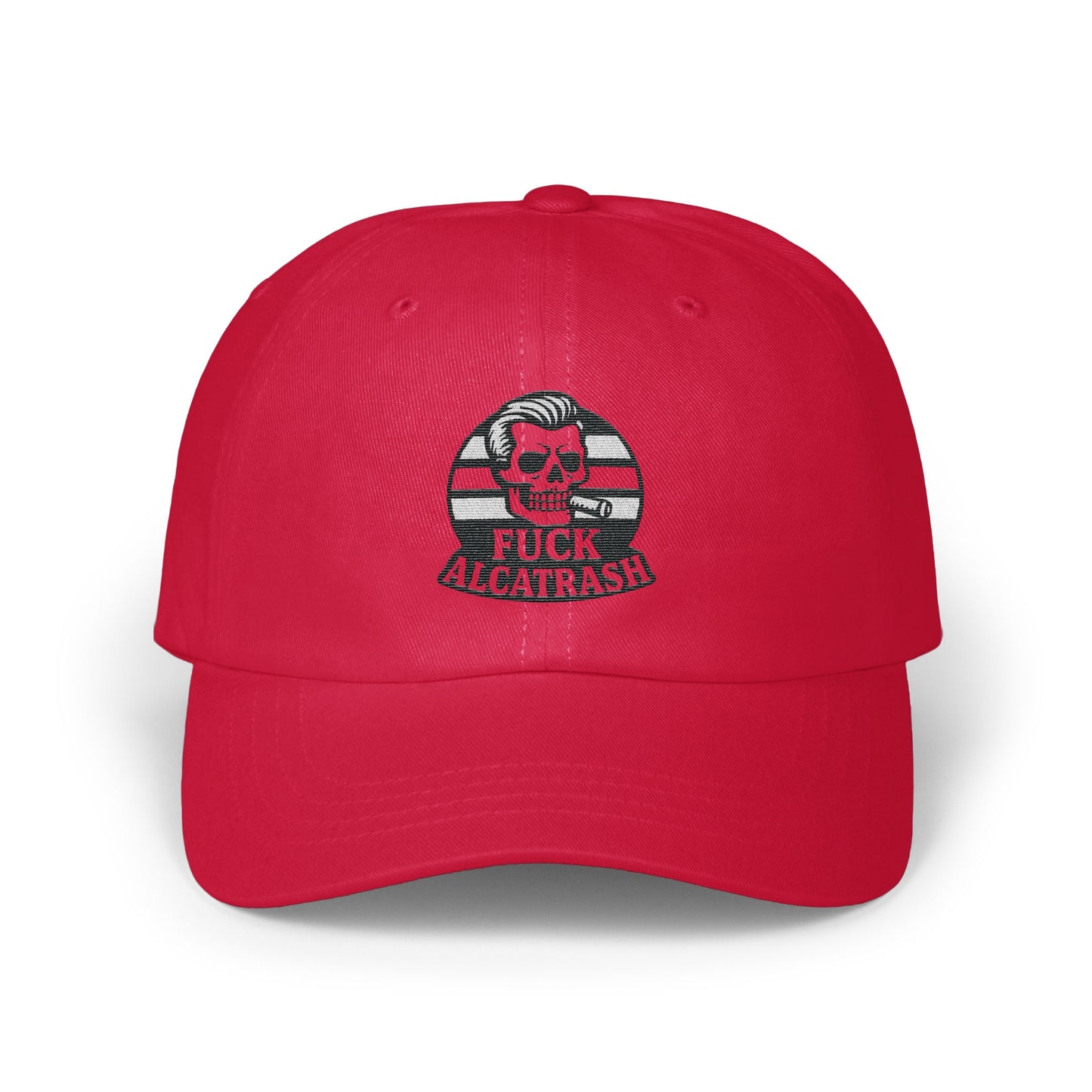 Fuck Alcatrash Embroidered Red Baseball Cap product