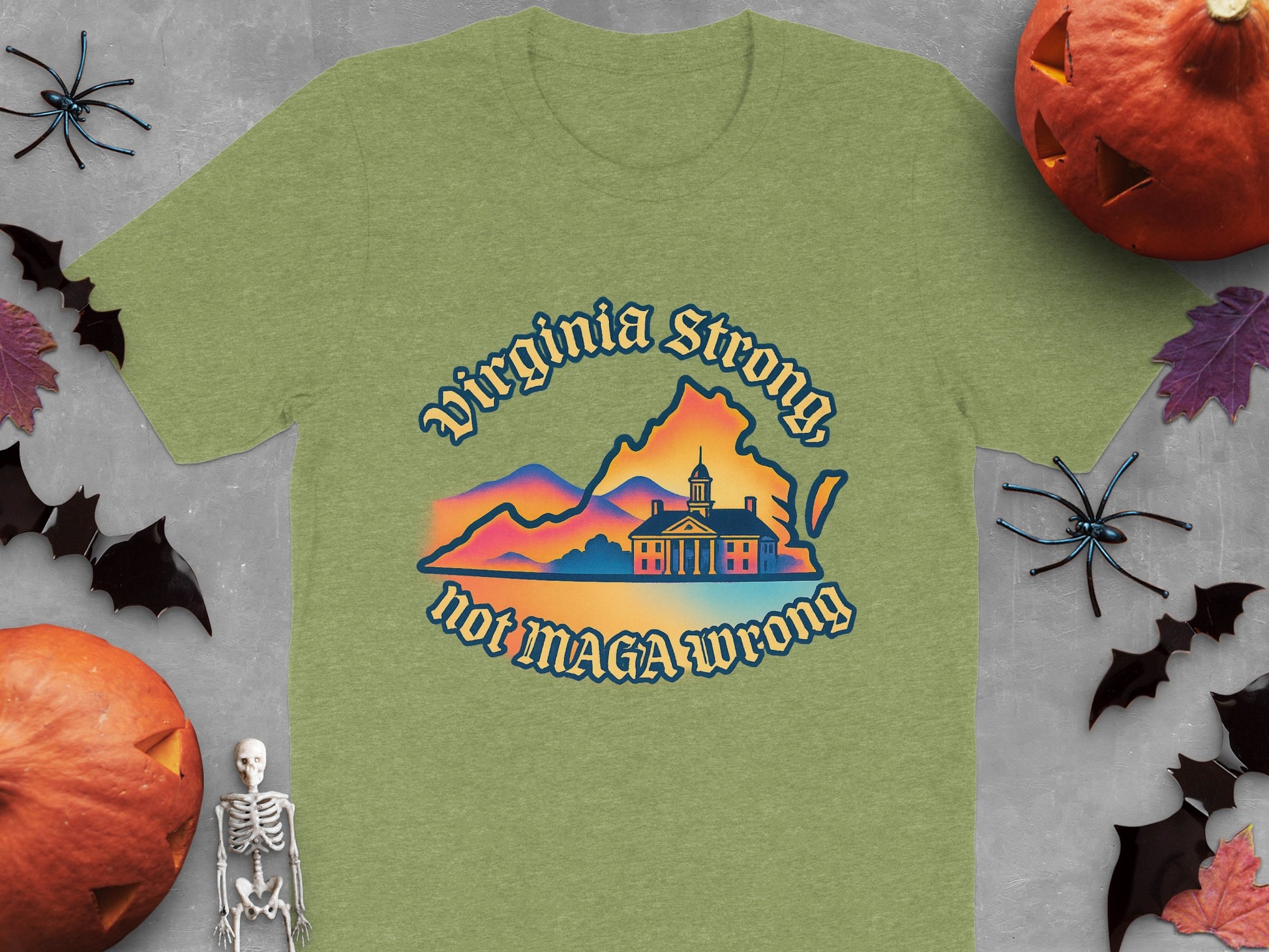 Virginia Strong not MAGA Wrong T-shirt product