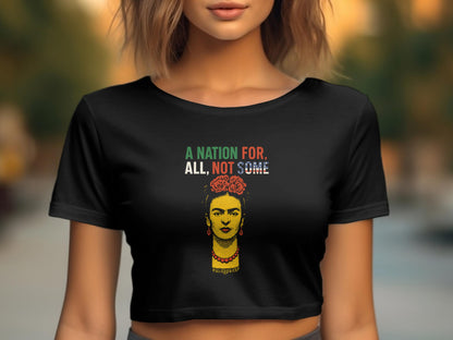 A Nation For All Not Some Statement Crop Top product