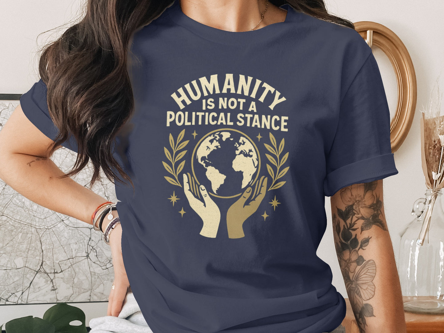 Humanity Is Not A Political Stance T-shirt product