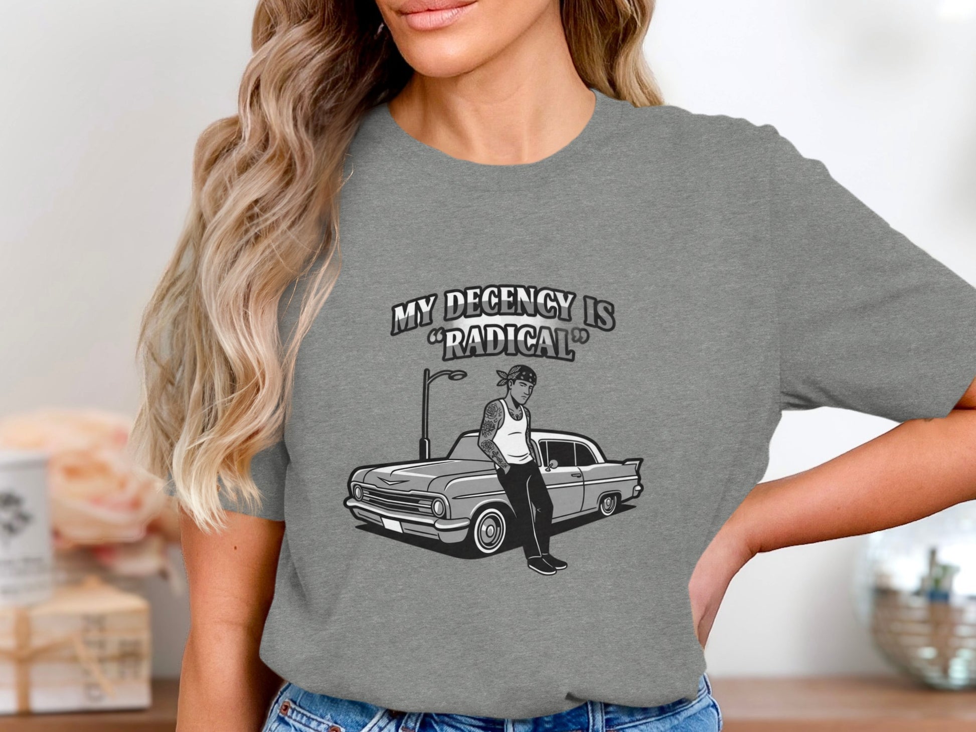 My Decency Is Radical Classic Car Graphic Tee