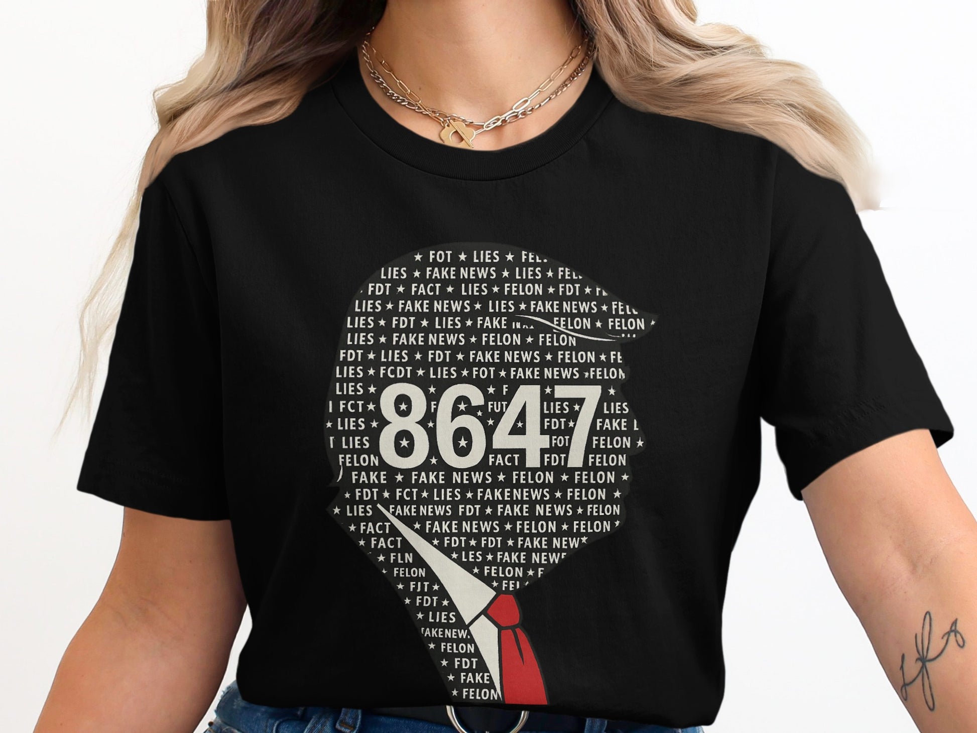 Bold Statement Graphic Print Short Sleeve T-Shirt product