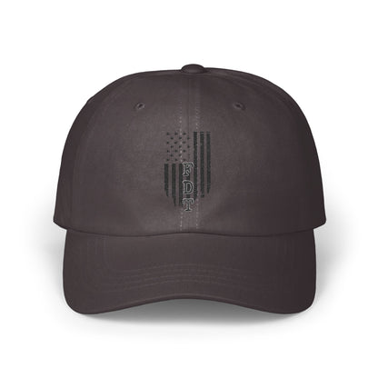 Black Cap with Embroidered Flag Design Hat Product Type