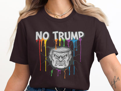 Bold No Trump Graphic Design T-Shirt Product