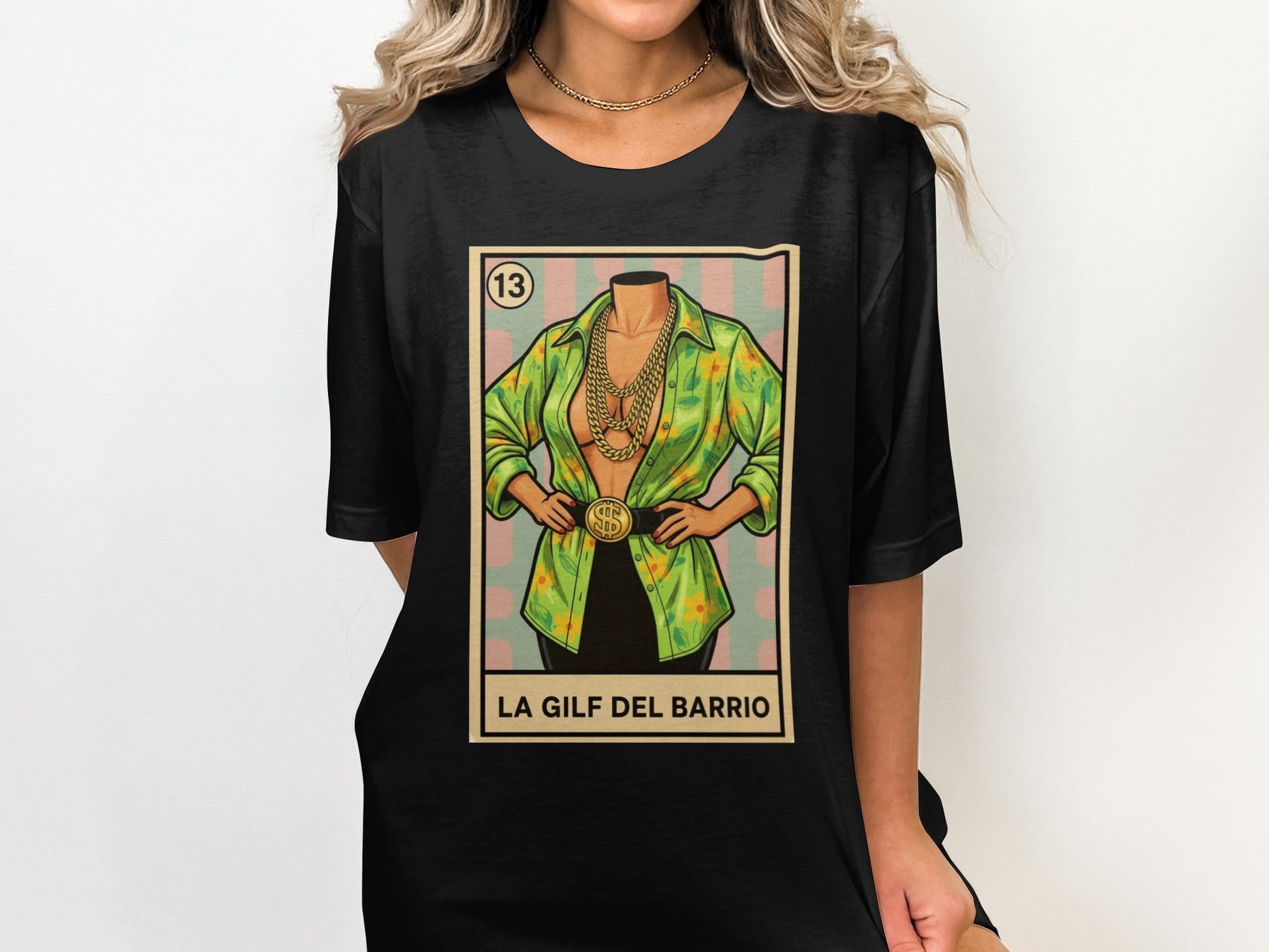 La Gilf Del Barrio Graphic Black T-shirt product