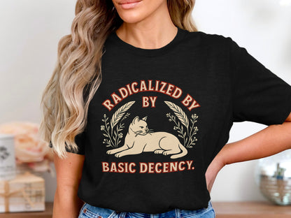 Radicalized by Basic Decency Graphic T-Shirt product type