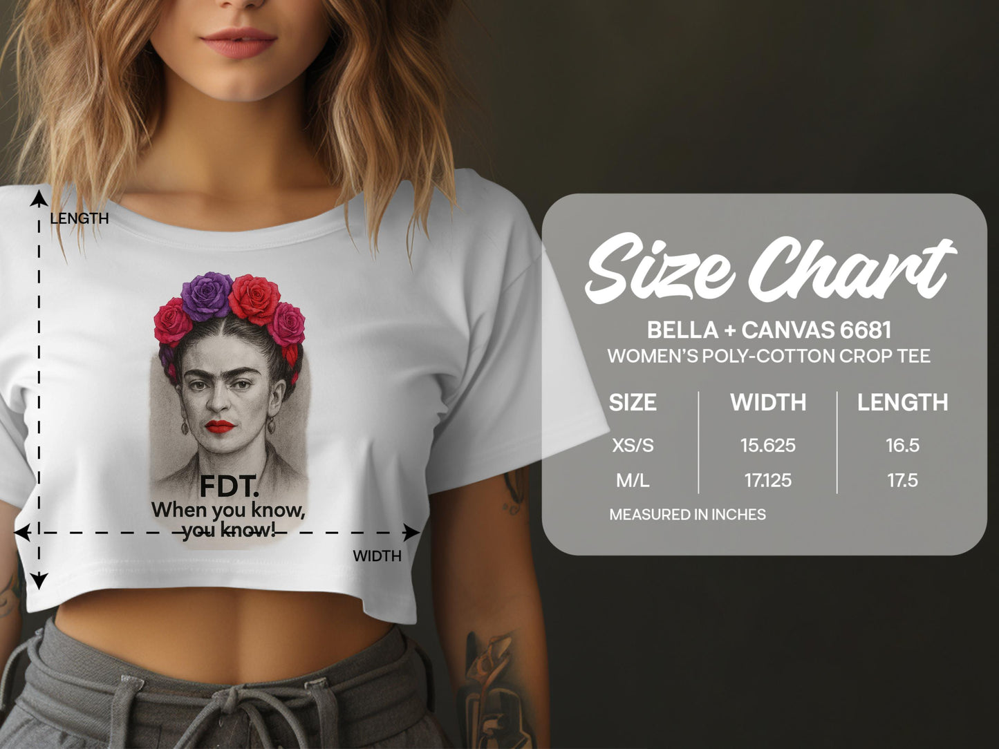 When You Know You Know FDT Women's Crop Tee product