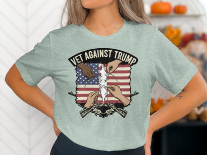 Vet Against Trump Graphic T-Shirt product