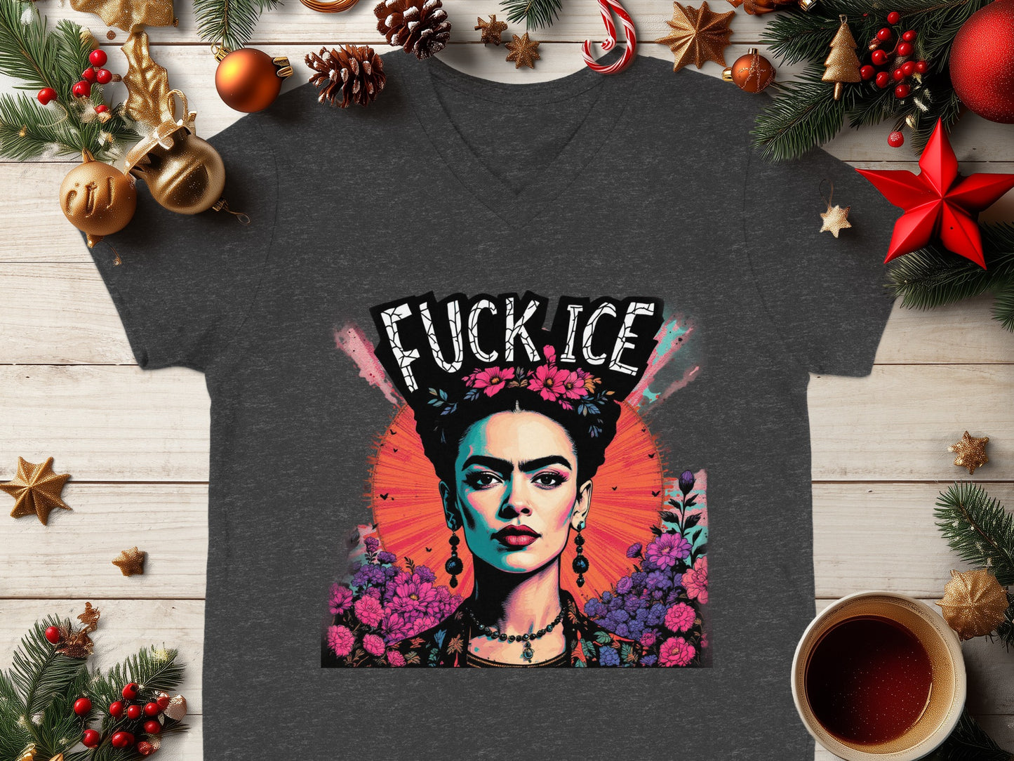 Vintage Style 'FUCK ICE' Graphic T-shirt