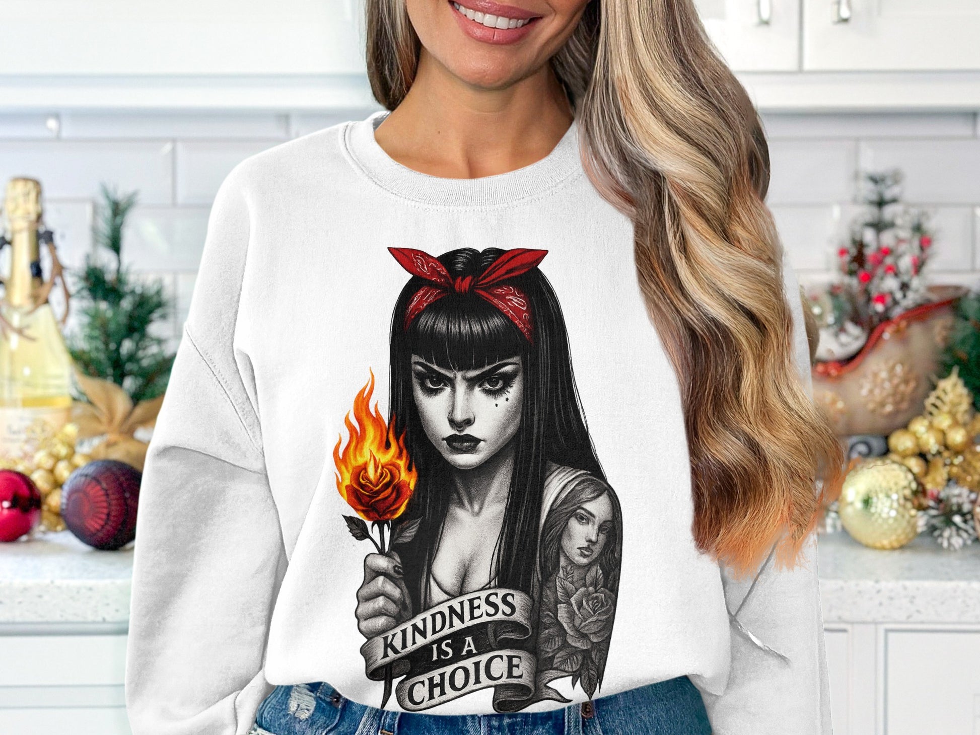 Kindness Is A Choice Graphic Sweatshirt product