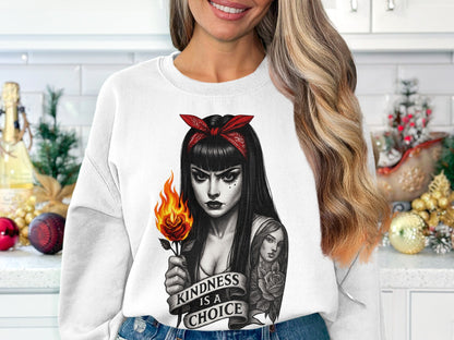 Kindness Is A Choice Graphic Sweatshirt product
