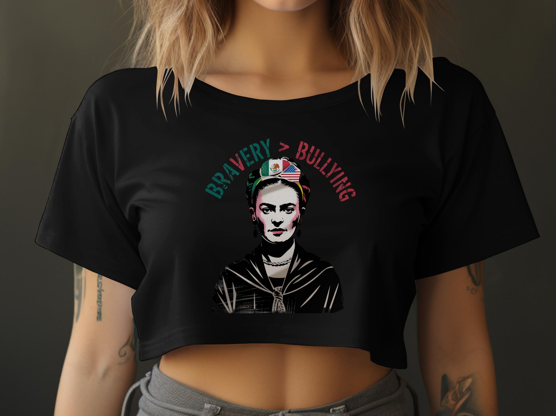 Bravery Over Bullying Graphic Design Shirt product type