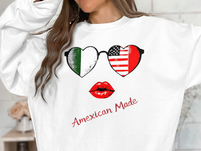 Amexican Made Graphic Sweatshirt Unique Apparel Product