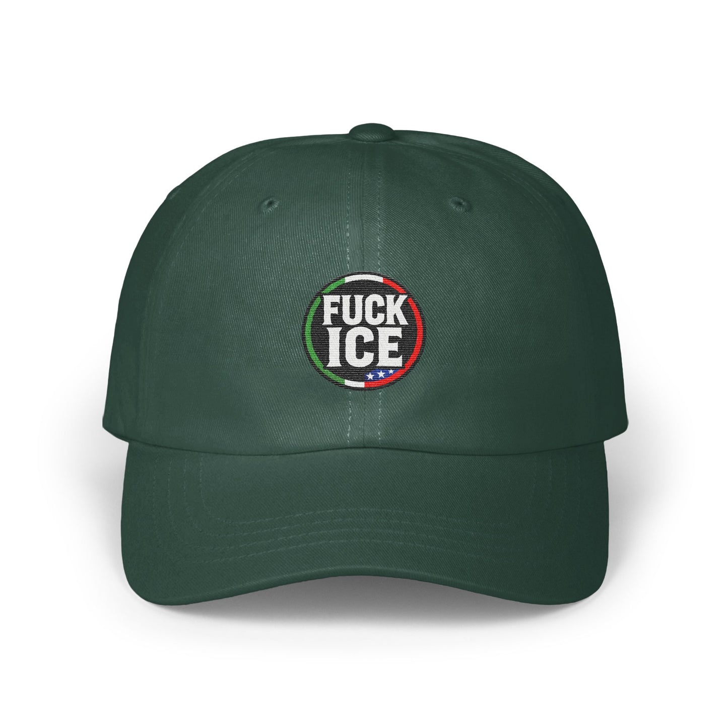 FUCK ICE Green Baseball Cap product