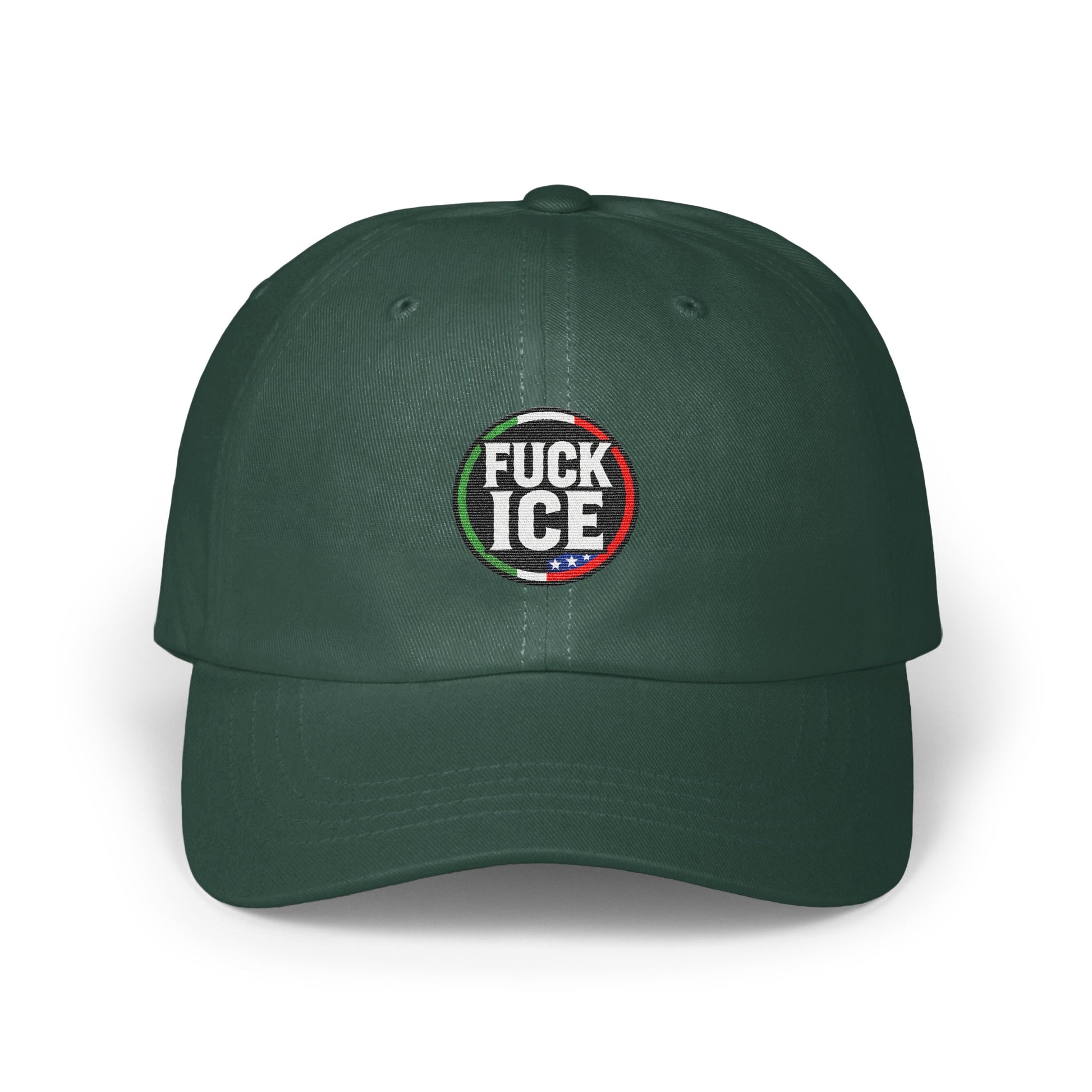 FUCK ICE Green Baseball Cap product