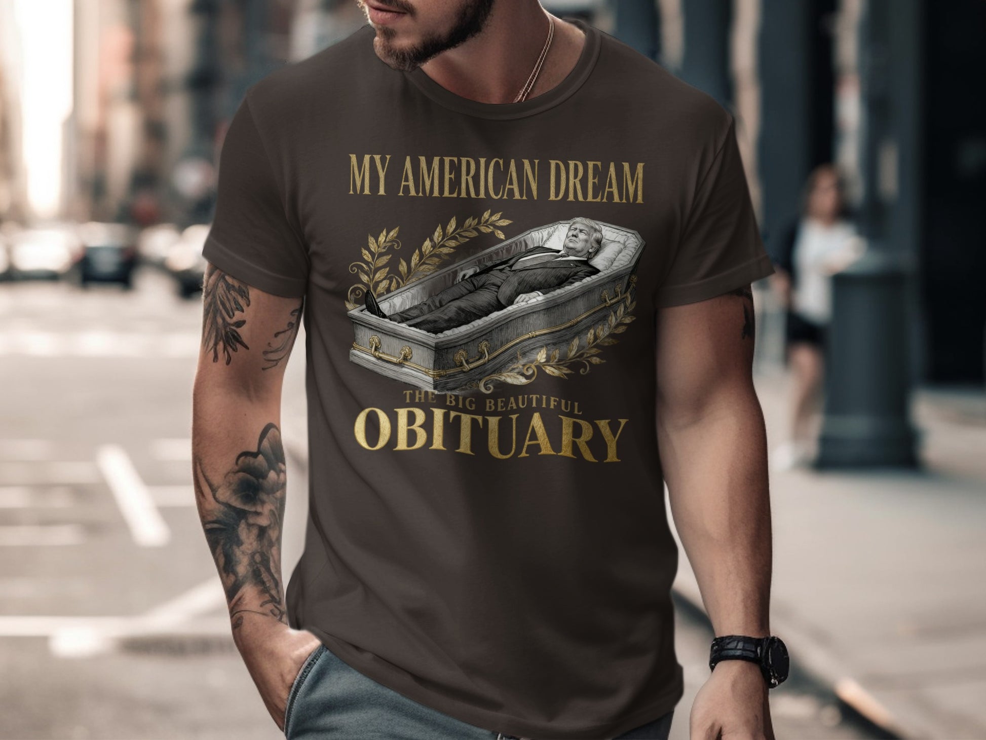 My American Dream Big Beautiful Obituary Trump product type