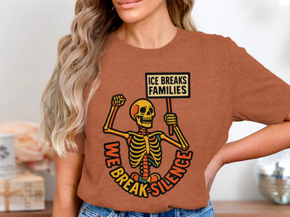 Ice Breaks Families We Break Silence Shirt product type