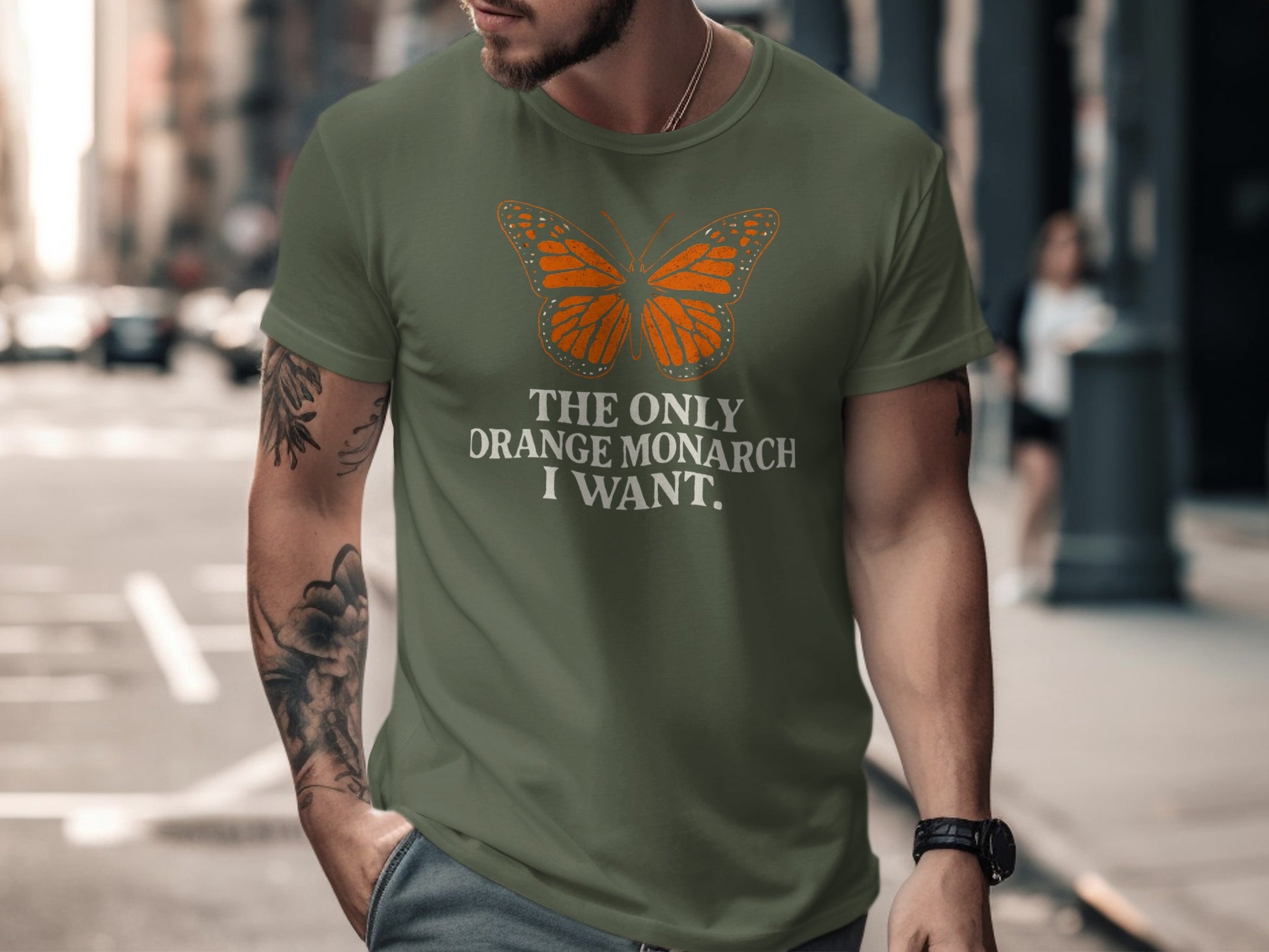 The Only Orange Monarch I Want Graphic Tee product