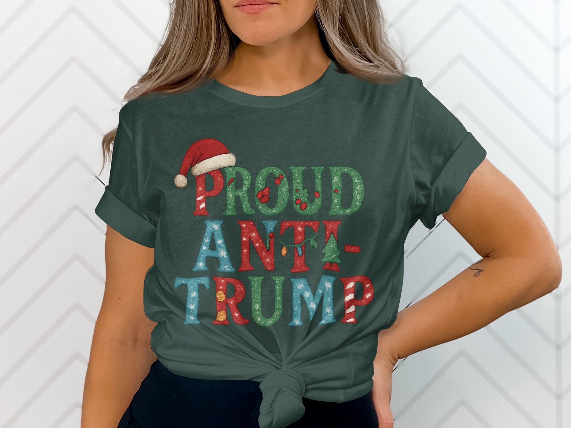 Proud Anti-Trump Holiday T-Shirt