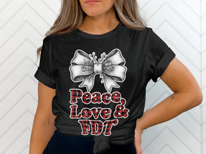 Peace Love & FDT Graphic Tee