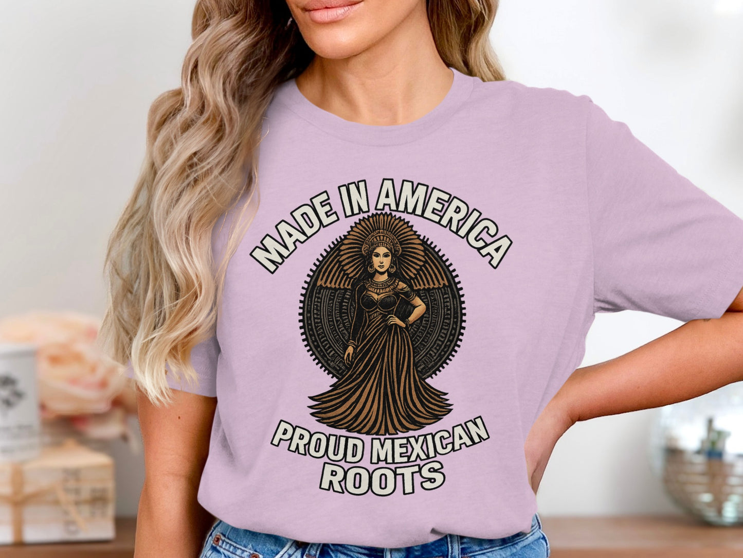 Made In America Proud Mexican Roots T-shirt product