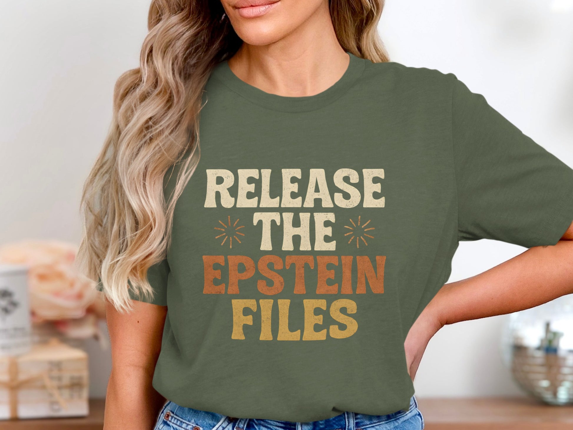 Release The Epstein Files T-Shirt product