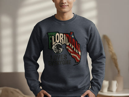 Floridian Loves Everyone Graphic Sweatshirt product type
