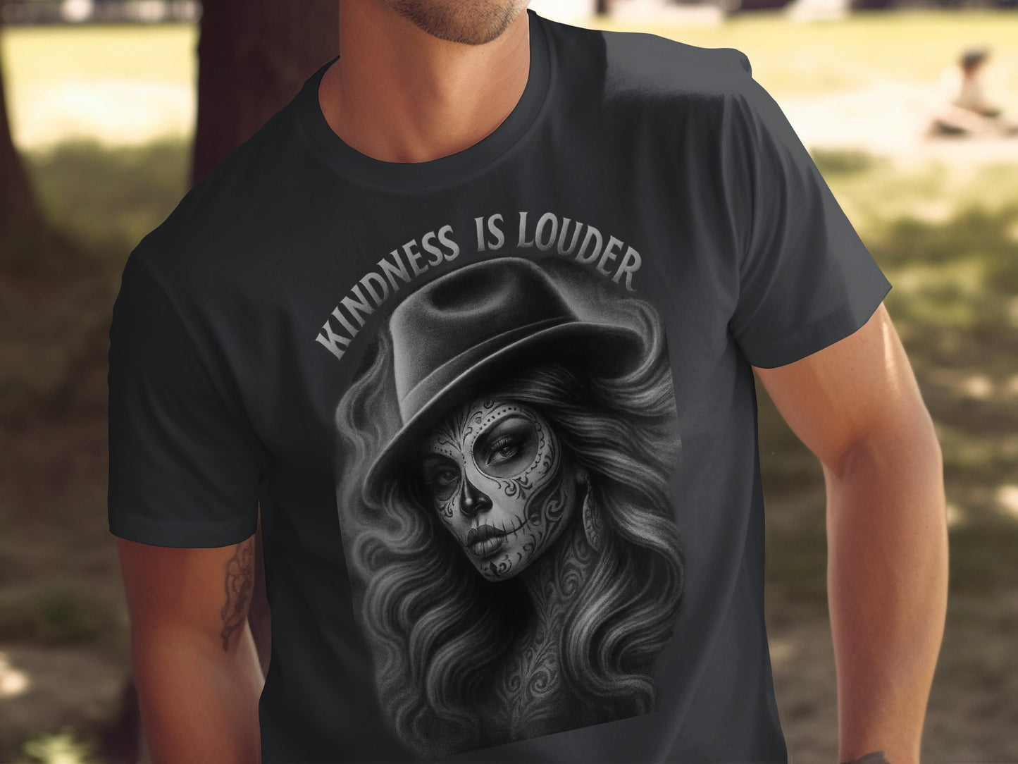 Kindness Is Louder Illustrated Art T-Shirt product