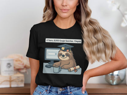 Funny Sloth Graduation Tee Perfect Graduate Product Type