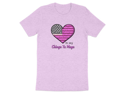 Chinga Tu Maga Heart Graphic with Text Shirt