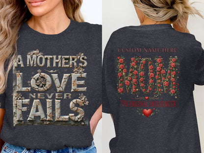A Mothers Love Never Fails Graphic Tees product