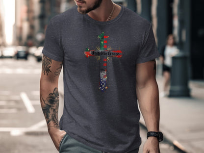 United by Grace Graphic Cross Short Sleeve Shirt product