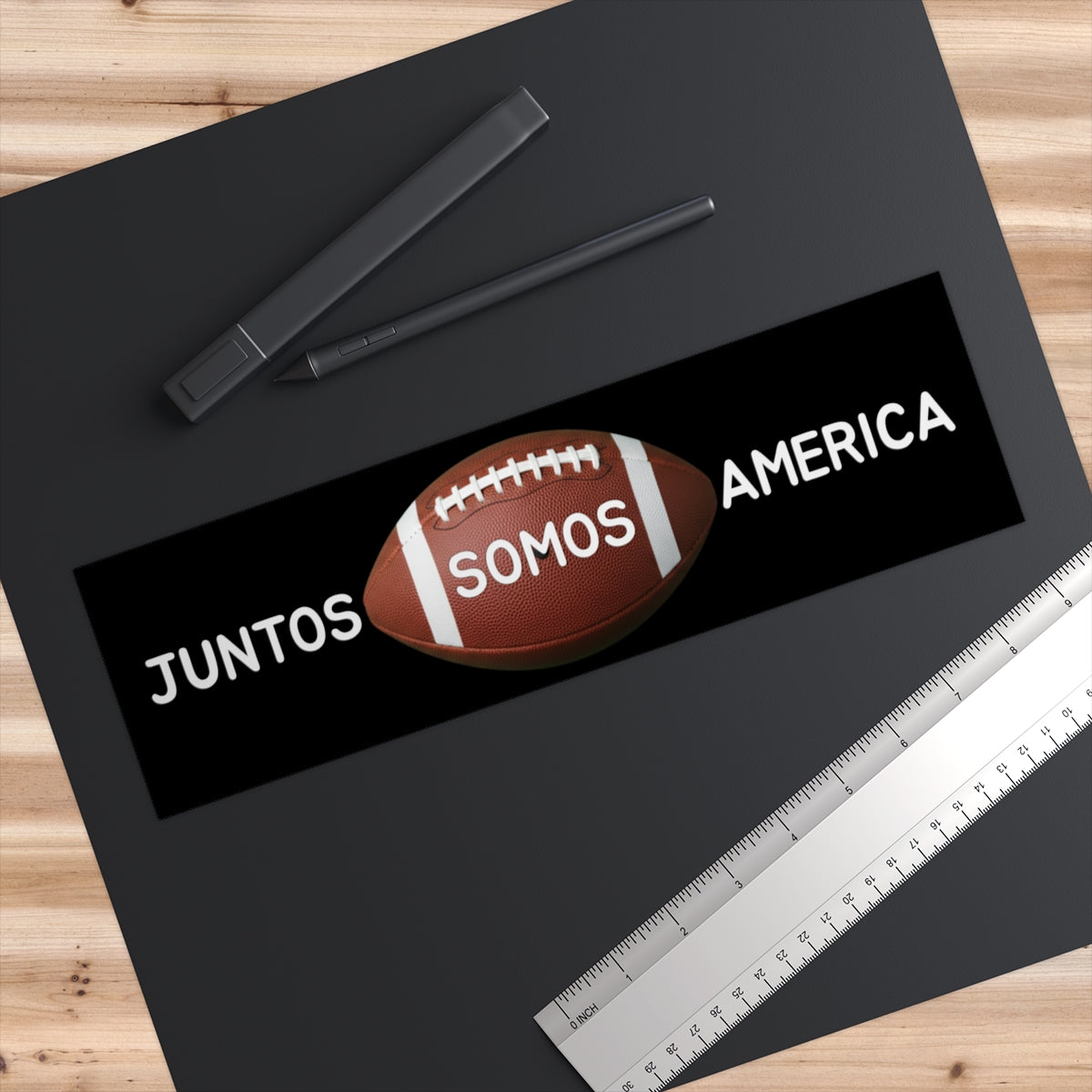 Juntos Somos America Football Themed Sticker Product