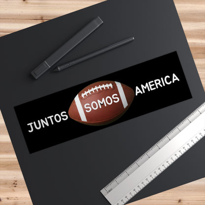 Juntos Somos America Football Themed Sticker Product