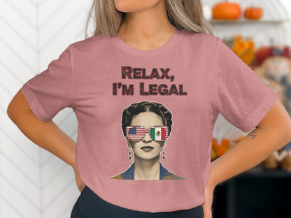 Relax I'm Legal Funny Statement T-shirt product type