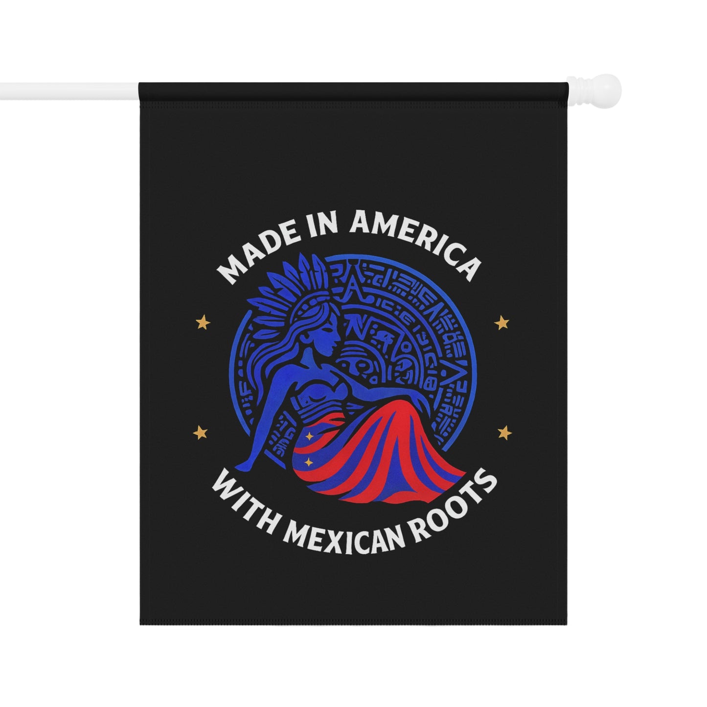 Made in America with Mexican Roots Flag Decor