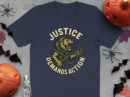 Justice Demands Action Motivational T-Shirt Product