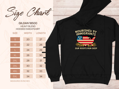 Nourished by Immigrants Our Roots Run Deep sweatshirt