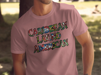 Caribbean Latino American design on T-shirt product