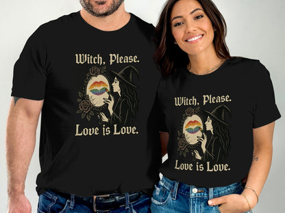 Witch Please Love is Love Graphic T-Shirt product