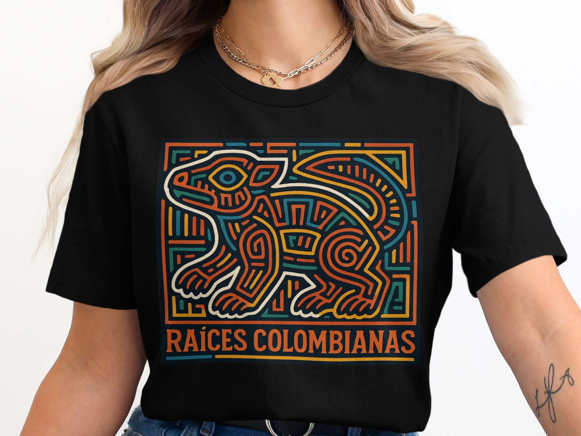 Raíces Colombianas Graphic T-shirt for Stylish Product
