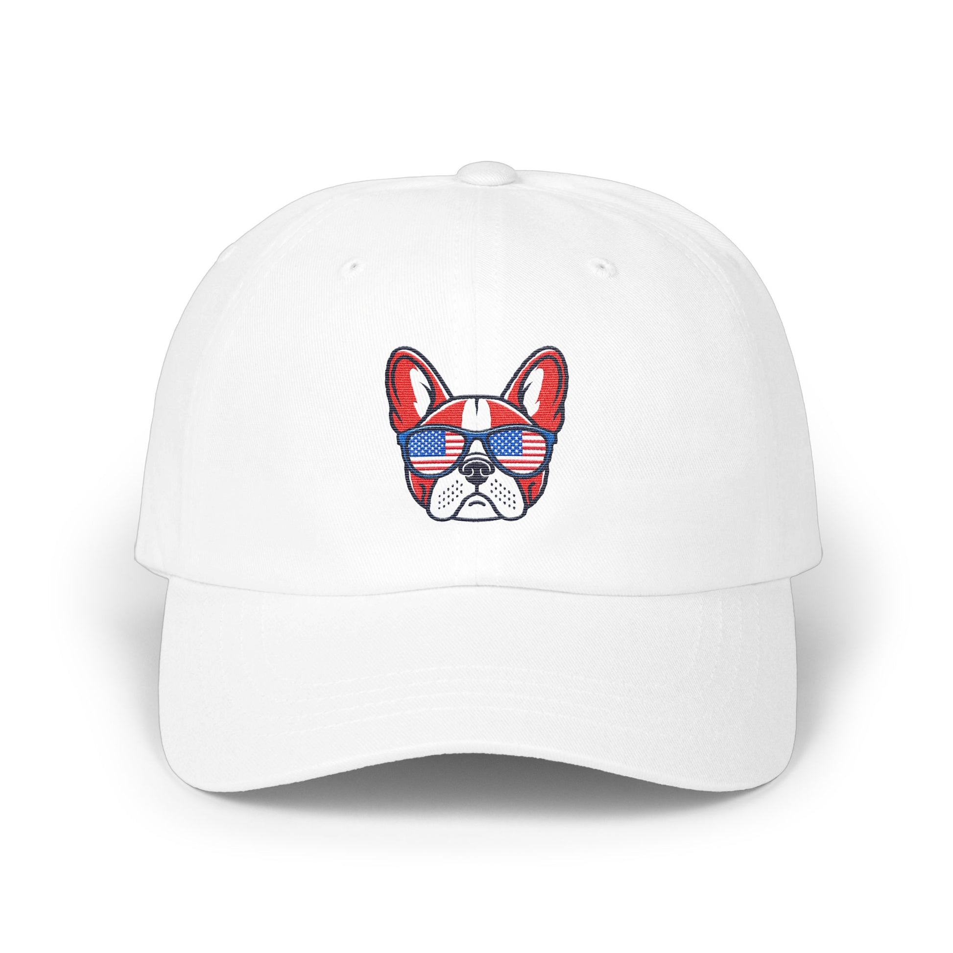 Patriotic French Bulldog Design Baseball Cap product type