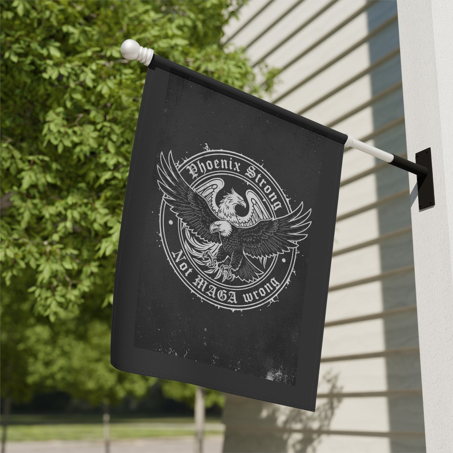 Phoenix Strong Not MAGA Wrong Flag Yard Banner